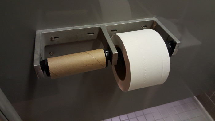 When the good toilet paper runs out, you may want to avoid pooping at the office.