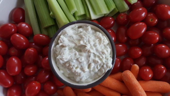 Prepare your veggie crudite the night before to save time for your uber panic when hosting a party.