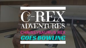 T-Rex Costume Video Title: C-Rex Adventures: Chrissysaurus Rex Goes Bowling