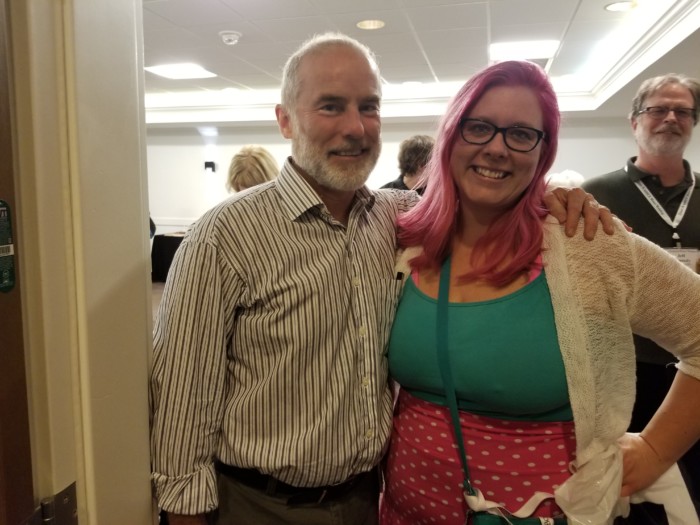 This poor man. I fangirled John Grogan so hard I cried. He is, though, one of the writers that made me want to be a writer, so I think a little obnoxious fangirling was to be expected.